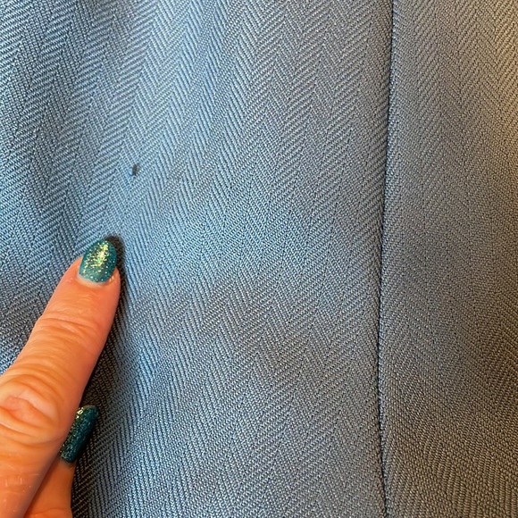 Pendleton 100% virgin wool 22W plus size blue suit coat  pant set - Picture 17 of 17